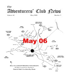 May 2006 Adventurers Club News Cover